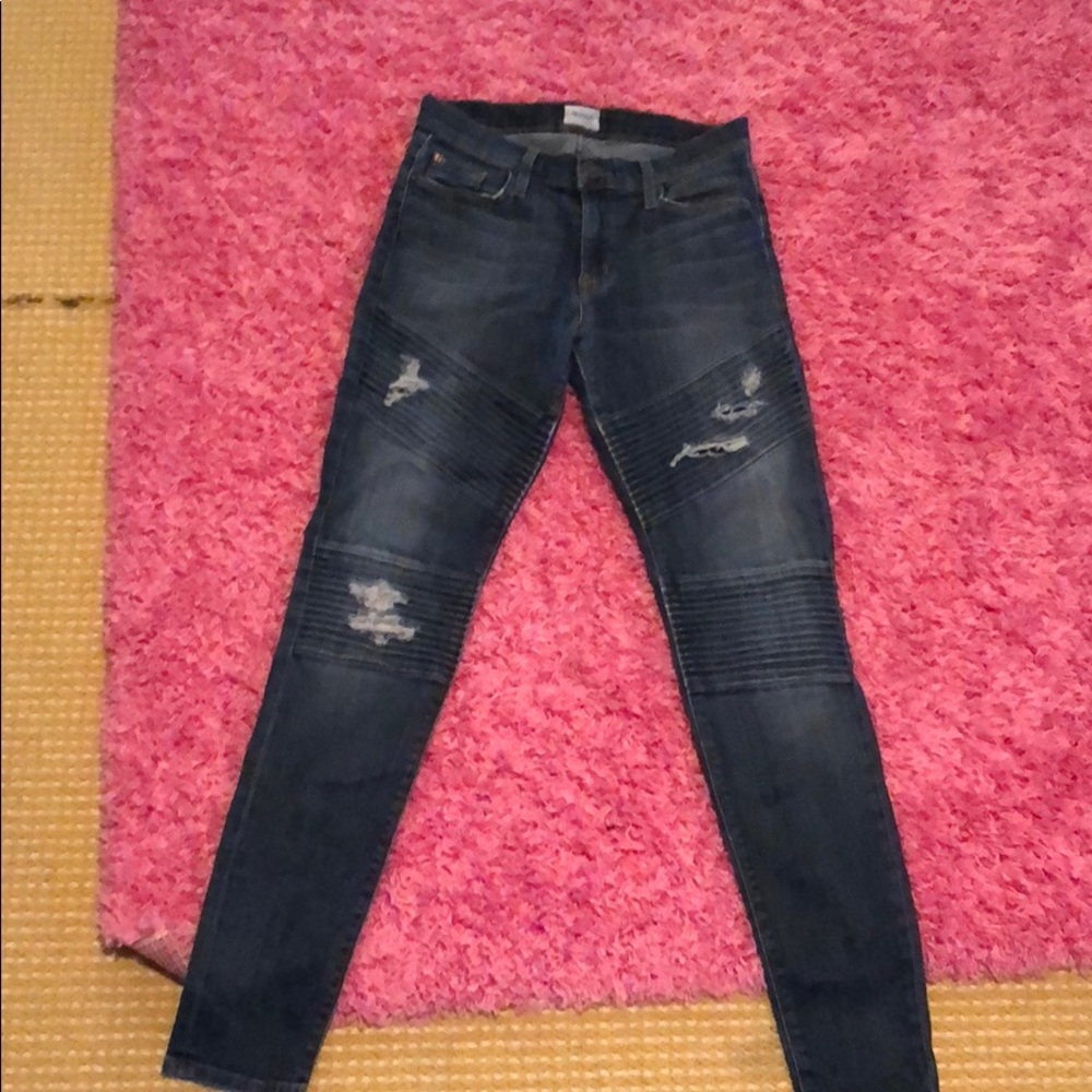 Hudson Moto Skinny Jeans